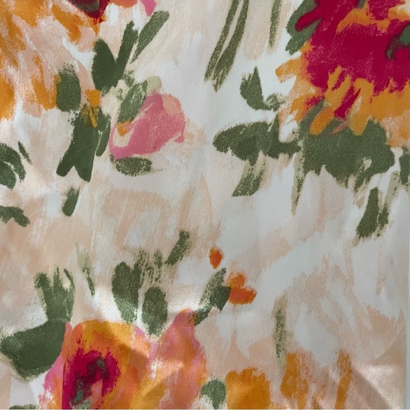 Hutch x Anthropologie Ella white floral print open back maxi dress 20406 - Picture 9 of 13